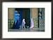 Worshippers Visiting Shrine of Hazrat Ali (Blue Mosque), Mazar-E Sharif, Afghanistan Lonely Planet Collection Framed Photographic Poster Print by Stephane Victor, 21x17