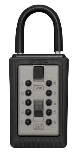 GE Security 001166 KeySafe Original 3-Key Portable, Titanium Gray