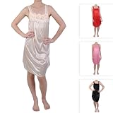 Hailey Jeans Co Womens Rosette Detail Satin Nightgown
