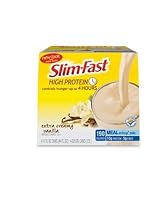 Slim-Fast High Protein Ready To Drink, Extra Creamy Vanilla, 11-Ounce Cans in 4-Count Boxes (Pack of 6)