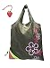Reusable Shopping Tote Bag (Brown) - Folded into a Strawberry
