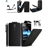 ****** Access-DISCOUNT� COFFRET ****** Housse SONY XPERIA S Coque �tui Protection + Kit pi�ton SONY �couteurs intra auriculaire OFFICIEL MH650 + STYLET �cran tactile capacitif OFFERT !! ****** QUALIT� LUXE VERITABLE *******par Access-Discount� /...