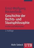 cover of Geschichte der Rechts- und Staatsphilosophie. Antike und Mittelalter.
