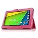 Infiland NeuTab N7 Pro 7'' / NeuTab N7S Pro 7'' case, Folio PU Leather Slim Stand Case Cover for NeuTab N7 Pro 7 / NeuTab N7S Pro 7 inch Quad Core Google Android Tablet, Magenta
