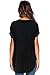Dearlovers Women Solid V Neck Loose Fitting Chiffon Blouse Top Small Black