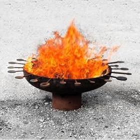 30-Inch Diameter Sunfire Modern Steel FireBowl by 