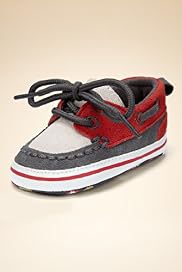 Round Toe Lace Up Boat Pram Shoes