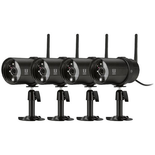 Uniden APPCAM25 HD Weatherproof Outdoor Video Surveillance Camera (4-Pack)