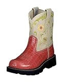 Ariat Poppy Salmon Gator Print Fat Baby