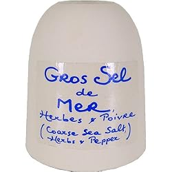 Anysetiers du Roy Coarse Sea Salt and Herbs in Crock - 7 oz