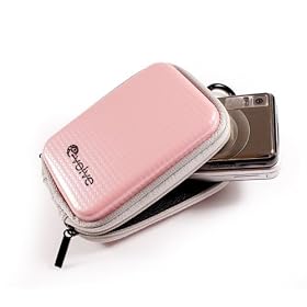e-volve Tuff-Shell Housse / Etui pour Appareil photo num�rique / couleur: Rose / compatible avec (Canon Ixus / Powershot 100 100 is 110 200 is 50 55 60 65 70 75 750 80 800 85 850 860 90 900 95 950 96 960 970 980 980 is 990 A1000 A1100 A1110 A2000 A2100 A480 E1 S90 SD40 (i7) SD630 SD750is SD800is SD900 Tx1 210 IS 130 IS 120 IS 105 IS 95 IS SX210 A3100 A3000 A495 A490 1000 HS 300 HS S95)