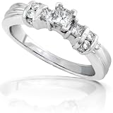 1/2ctw Princess Diamond Ring in 14kt White Gold