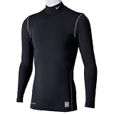 (ナイキゴルフ)NIKE Golf ドライフィットUVモックネックアンダーレイヤー 456844 010 ブラック/クールグレー L