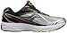 Saucony Men's Ride 8 Running Shoe, Silver/Red/Citron,9.5 M US