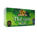 Pagès - Solidary Thé Vert à la Menthe - Boite de 25 sachets fraicheur
