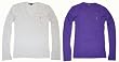 Ralph Lauren Sport Women Long Sleeve V-neck T-shirt