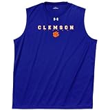 Under Armour Clemson Tigers HeatGear Sleeveless Tee