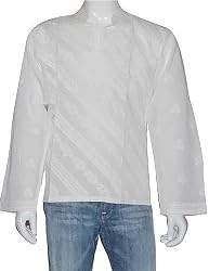 Mens Long Sleeve Casual Cotton Shirt Kurta India Size S (gck101)