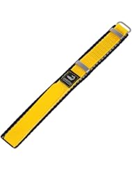 Momentum Womens ZC-14NYL M1 14mm Yellow Nylon Velcro Watch Strap