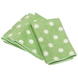 DII Microfiber Dots Dishcloth Cucumber, Set of 4