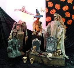 Imagen 4 de Cráneo LED azul, con detector de movimiento