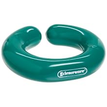 Bel-Art Scienceware 183081000 "C" Shape Open Lead Ring with Vikem Vinyl Coating, 86mm OD x 56mm ID