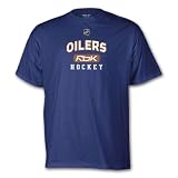 Edmonton Oilers Vintage Team Color Ringer T-Shirt Size Large