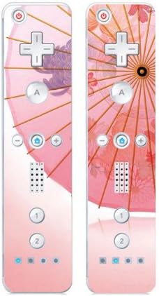 Nintendo Wii Remote Controller Decal Skin Stickers (Set of 2) - Japanese Umbrella