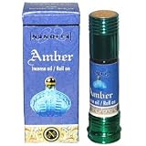 Amber - Nandita Incense Oil Roll On - 1 4 Ounce Bottle by Nandita Incense Oil/Roll On
