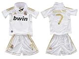Real Madrid 2012 Kids Ronaldo Home Jersey Shirt & Shorts - For Kids 3-4 Years Old