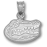 University of Florida Gator Head 3/8 Pendant (Silver)