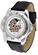 North Dakota Fighting Sioux Suntime Mens Sports Watch w/ Leather Band - NCAA College Athletics