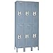 LYON 2-Tier Lockers - Dove gray