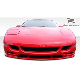 1997-2004 Chevrolet Corvette Duraflex TS Concept Front Bumper - 2 Pieces. Includes TS Concept Front Bumper (104122) and TS Concept Front lip (104129) - Duraflex Body Kits
