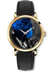 SPRAWL Aanalog Fashion Series Gold Ladies Watches of Genuine Black Leather Strap,Unique Wrist Watch for Women Girls Designed with pink blue