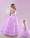 NWT Groundbreaking new Flower Girl Lilac Wedding Layers Dress