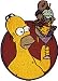 Search : The Simpsons Homer Ice Cream Embroidered Iron On TV Show Cartoon Patch