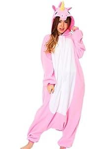 UBeauty Unisex-adult Kigurumi Onesie Unicorn Pajamas (S, Pink)