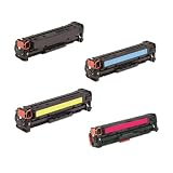VIVAMART ® Premium Compatible High Yield Toner Cartridge Set for HP 305A CE410A CE411A CE412A CE413A