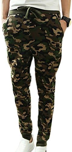 WaterLink Men's Camouflage Jogging Harem Sweatpants Camo Casual Pants