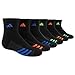 adidas Boys Youth cushioned 6-Pack Quarter sock