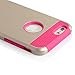 iPhone 6 Case, oneCase™ Hybrid High Impact Shockproof Protective Case Hard Plastic+Soft Silicon Rubber Armor Defender Case Cover for Apple iPhone 6 4.7 inch Screen with Stylus & Screen Protector (Gold/Rose Red)