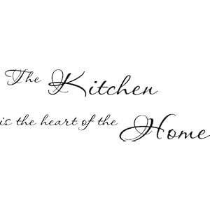 The Kitchen Is the Heart of the Home Style 2 Vinyl Wall Art Decal The Kitchen Is the Heart of the Home Style 2 Vinyl Wall Art Decal