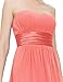 Ever Pretty Strapless Ruched Bust Chiffon Long Evening Dress 09955