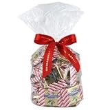 Ghirardelli Chocolate Large Milk Chocolate Peppermint Bark SQUARES Chocolates Gift Bag , 50 pcs