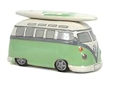 Child to Cherish Volkswagen Van with Surfboard Bank, Green