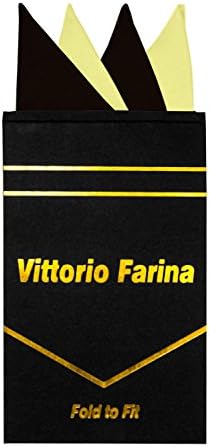 TheDapperTie - Men's Solid Pre Folded Silk Pocket Square on Card Brown Ivory