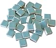 Jennifer's Mosaics 1-Pound 3/8-Inch  Deco Ceramic Mosaic Tile, Light Blue