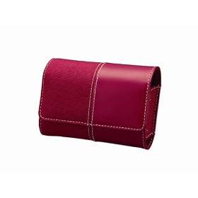 Sony LCS-TWF/R Soft Carrying Case for Sony T300, T70, T2, W300, W170, W150, W130, W120, S780, and S750 Digital Cameras (Red)