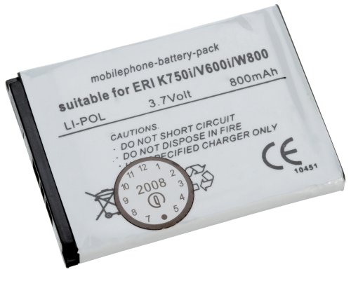 Startalk Akku 800mAh Li-Poly f&uuml;r Sony Ericsson K750i/V600i/W800i Preisvergleich